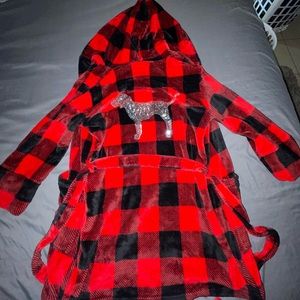 Pink Victoria’s Secret robe